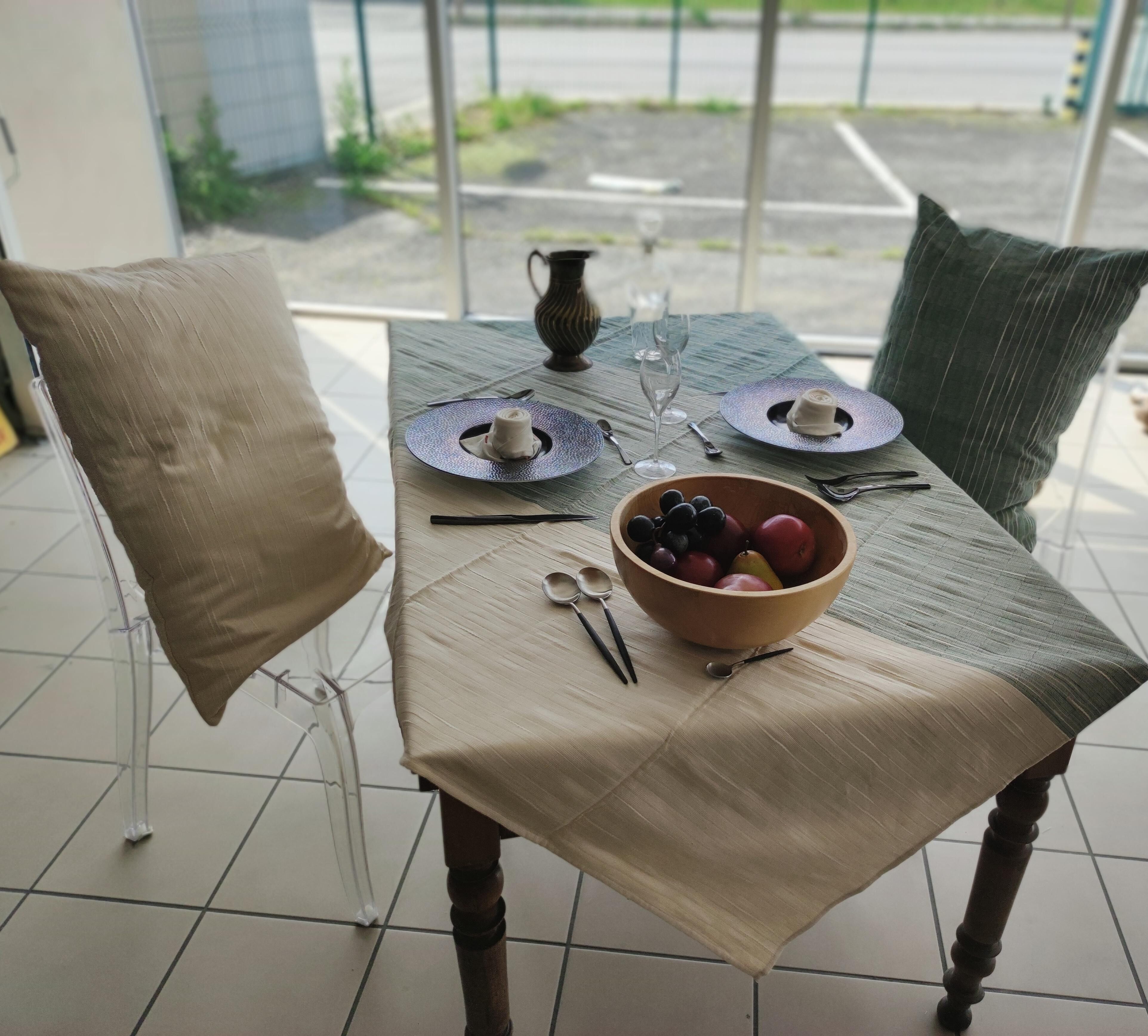 Tovaglia DAUPHINOISE - 3 TONI - 100% COTONE