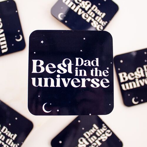 Best Dad in the universe coaster