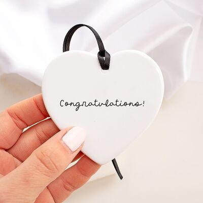 Congratulations Ceramic Keepsake