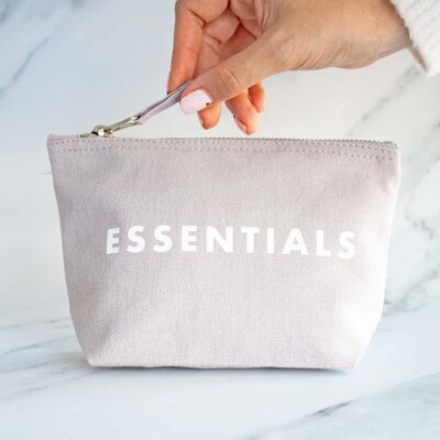 Graue Essentials-Tasche