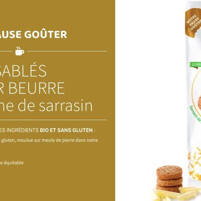 Sablés Pur Beurre & Sarrasin Bio et Sans Gluten direct Producteur