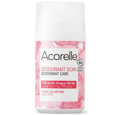 ACORELLE Zertifiziertes Bio-Deodorant zum Aufrollen Rose Eglantine 50 ml
