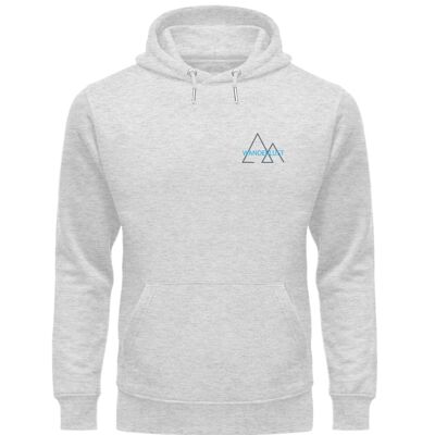 Hoodie "wanderlust" heather grey