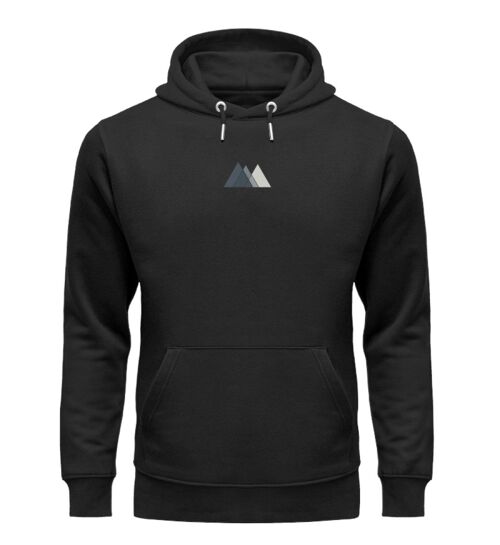 Hoodie "mountains" black