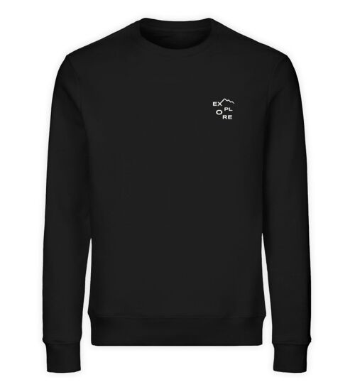 Sweatshirt "explore" black
