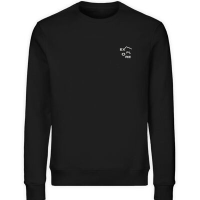 Sudadera "explorar" negra