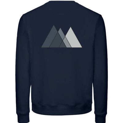 Sweatshirt "mountains" french navy