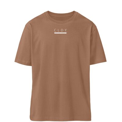 T-Shirt "CLDY Düsseldorf" caramello - oversize