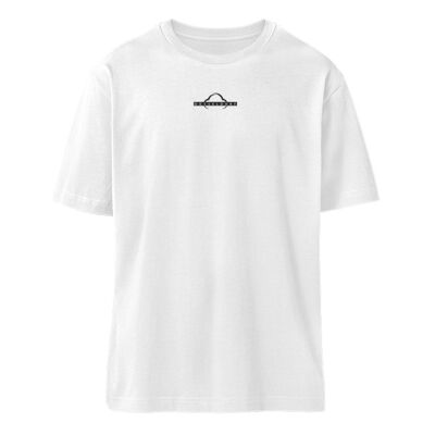 T-Shirt "cloud Dusseldorf" bianca - oversize