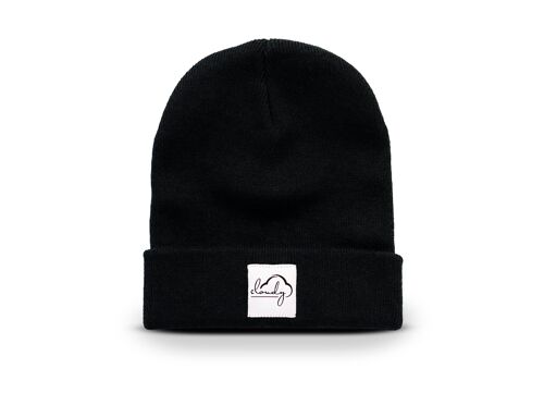 Beanie "cloudy" black