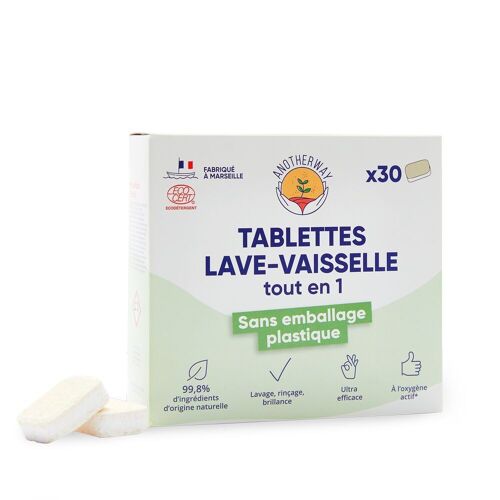 Tablette lave-vaisselle 3 en 1 - Ecolabel - 1 seau de 125 tablettes-LABO  PLUS