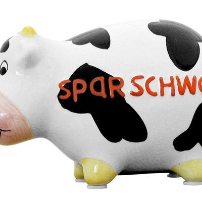 Spardose KCG Kleinschwein, Sparschwein - kleine Kuh, aus Keramik, Art. 100495 (B/H/T) 12,5x9x9 cm