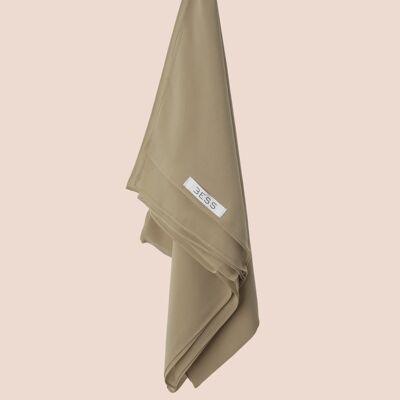 Premium Chiffon Scarf - Tan