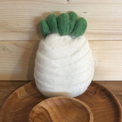 Felted wool vegetables - Fennel - PAPOOSE TOYS