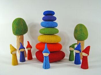 Gnomes Rainbow - set de 7 - PAPOOSE TOYS 2