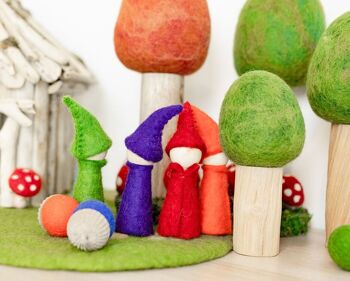 Gnomes Rainbow - set de 7 - PAPOOSE TOYS 3