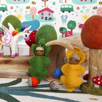 Rêveurs des bois Rainbow - set de 7 - PAPOOSE TOYS 2