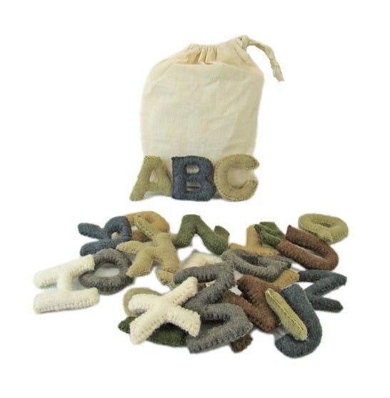 Buy wholesale Felted wool alphabet - capital letters - PAPOOSE TOYS