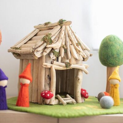 Wooden house Enchanted Forest - size M - PAPOOSE TOYS