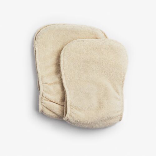 Diaper Inserts Terry for One Size, Natural 2-p