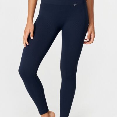 Beyond Legging Luxe Rib en Navy