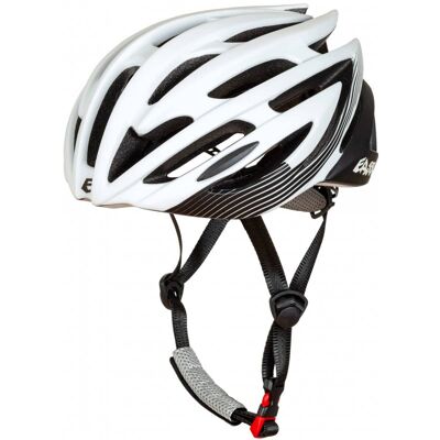 Casco da ciclismo Marmolada II EASSUN, ultraleggero, bianco/nero