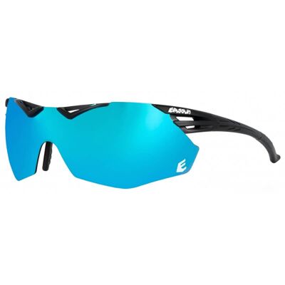 Avalon EASSUN Running Sunglasses, CAT 3 Solar and Blue REVO Lens, Adjustable, Shiny Black Frame