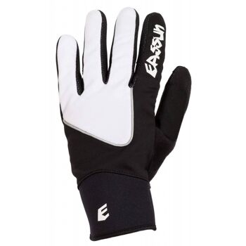 Frozen Polar EASSUN Long Gants de Cyclisme, Coupe-Vent, Noir et Bleu 4