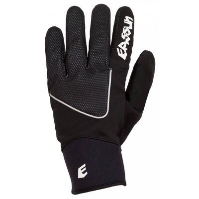 Frozen Polar EASSUN Long Cycling Gloves, Windstopper, Gray and Black