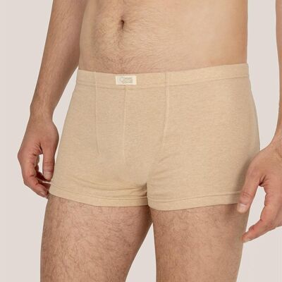SHORT BROWN FITTED BOXER