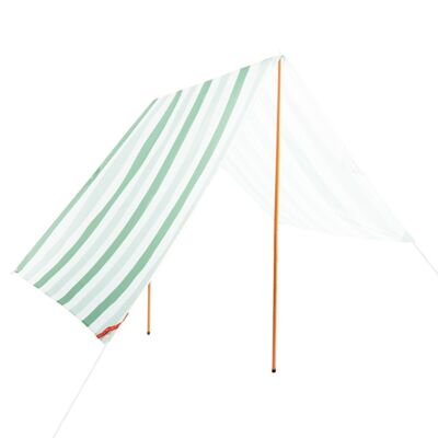 Tendalino da spiaggia 329 x 180 cm, protezione per tenda da spiaggia UPF30+ verde