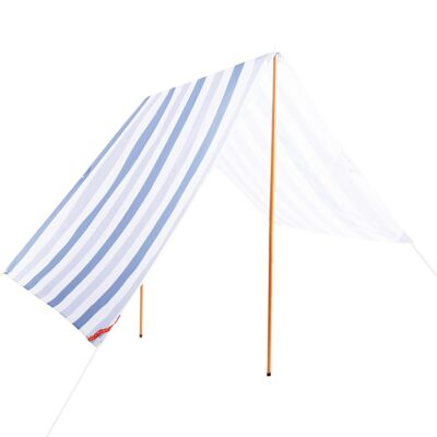 Tendalino da spiaggia 329 x 180 cm, protezione per tenda da spiaggia UPF30+ blu