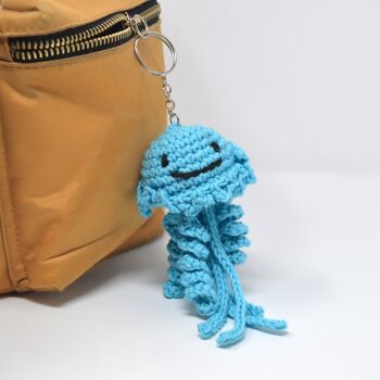 Kit Crochet Porte-clés Méduse - Jaune 4