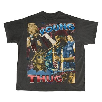 Camiseta Young Thug - Negro vintage