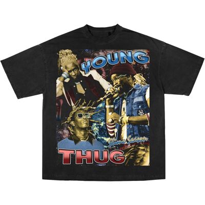 T-shirt Young Thug - T-shirt surdimensionné de luxe