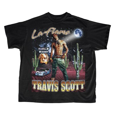 Camiseta Travis Scott - Negro