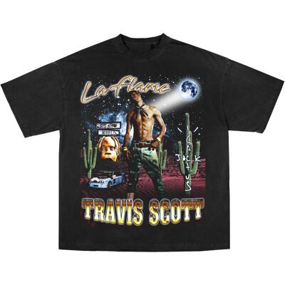 T-shirt Travis Scott - T-shirt surdimensionné de luxe