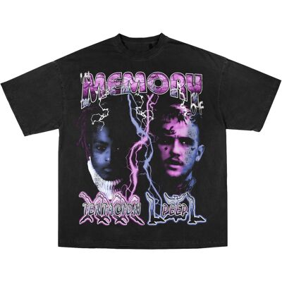 XXXTentacion & Lil Peep Memorial T-Shirt – Luxuriöses übergroßes T-Shirt