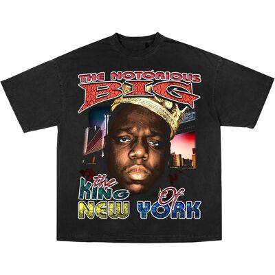 Notorious Big T-Shirt / Double Printed - Camiseta extragrande de lujo