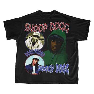 Camiseta Snoop Dogg - Negro