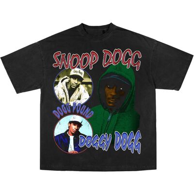 T-shirt Snoop Dogg - T-shirt surdimensionné de luxe