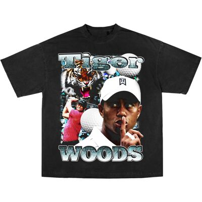 T-shirt Tiger Woods - T-shirt surdimensionné de luxe