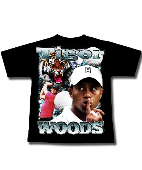 Tiger Woods T-Shirt - Standard Black