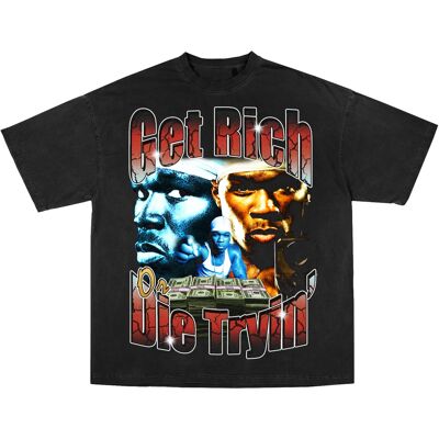 Camiseta 50 Cent - Camiseta extragrande de lujo