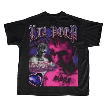 T-shirt Lil Peep - Noir