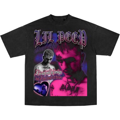 T-Shirt Lil Peep - T-shirt oversize di lusso
