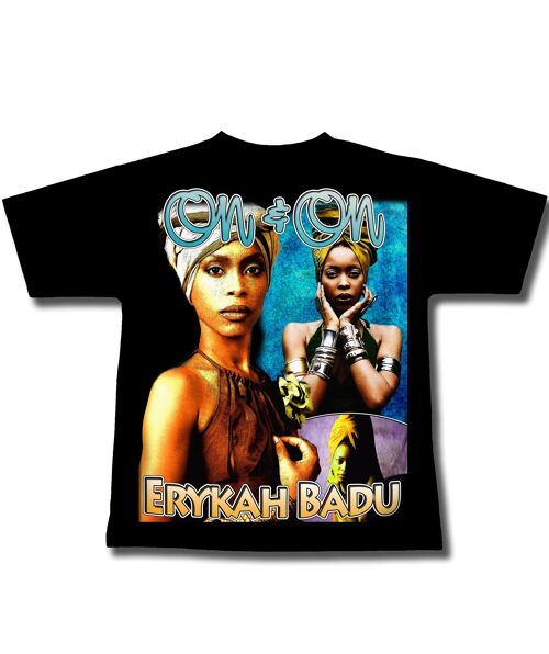 Erykah Badu T-Shirt - Standard Black