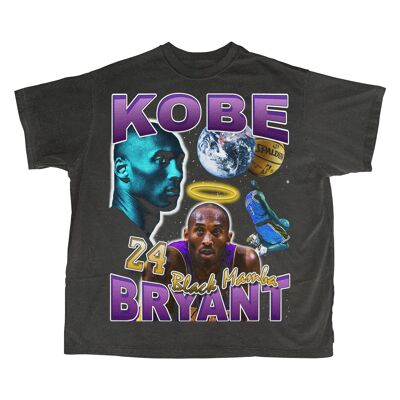 T-Shirt Kobe Bryant - Noir Vintage