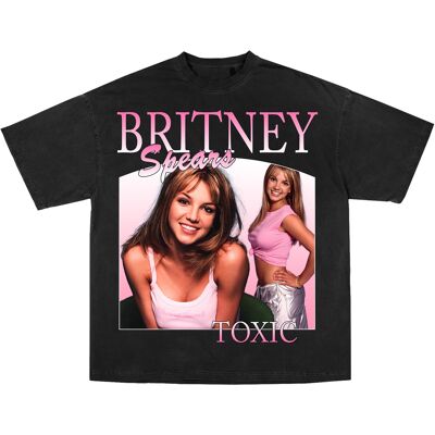 T-Shirt Britney Spears - T-shirt oversize di lusso