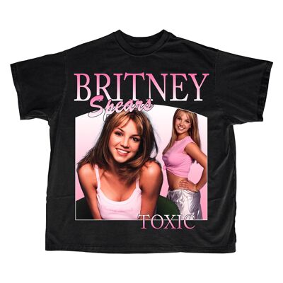 Camiseta Britney Spears - Negro estándar